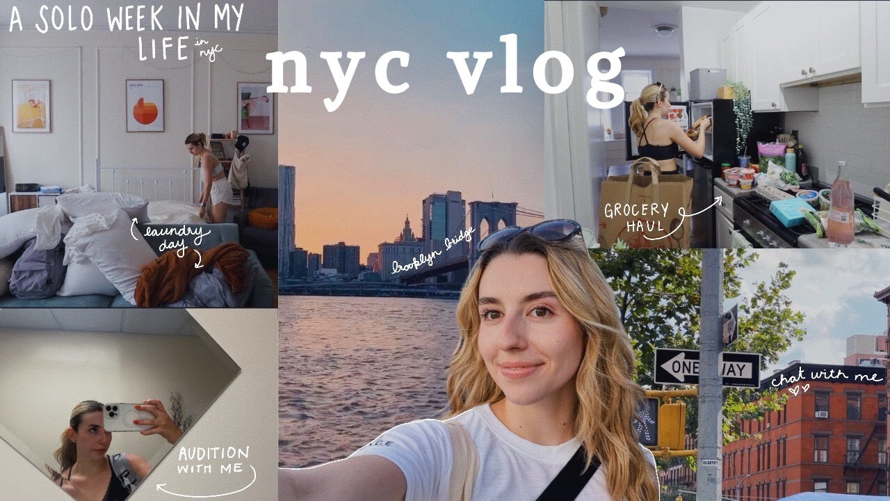 a productive & realistic week in my life living alone in nyc (a vlog)