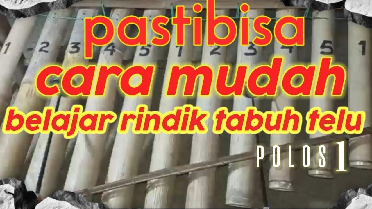 Belajar Rindik Bali Pemula || Rindik Tabuh Telu #1