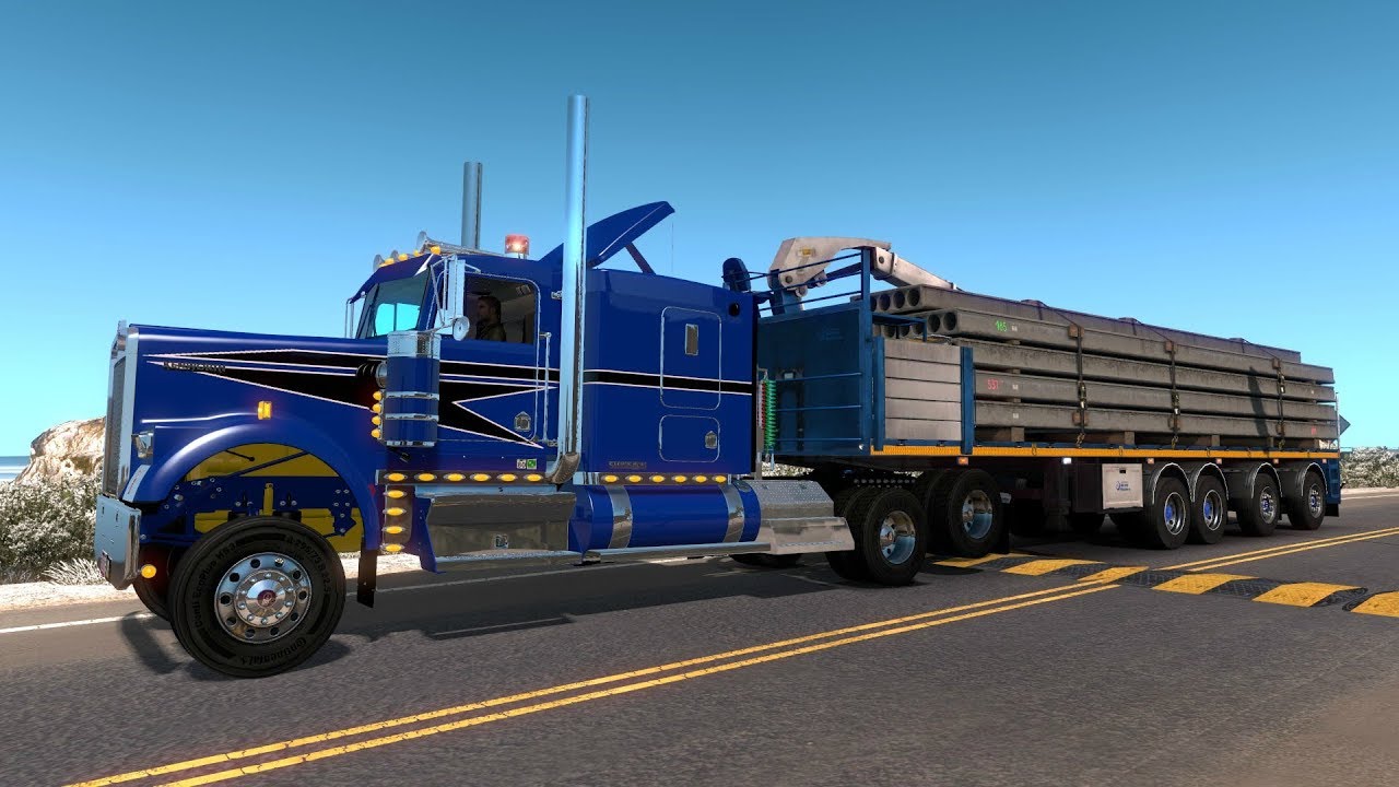 Kenworth W900 | Transportando Estructuras de Concreto | De Tijuana a San Felipe