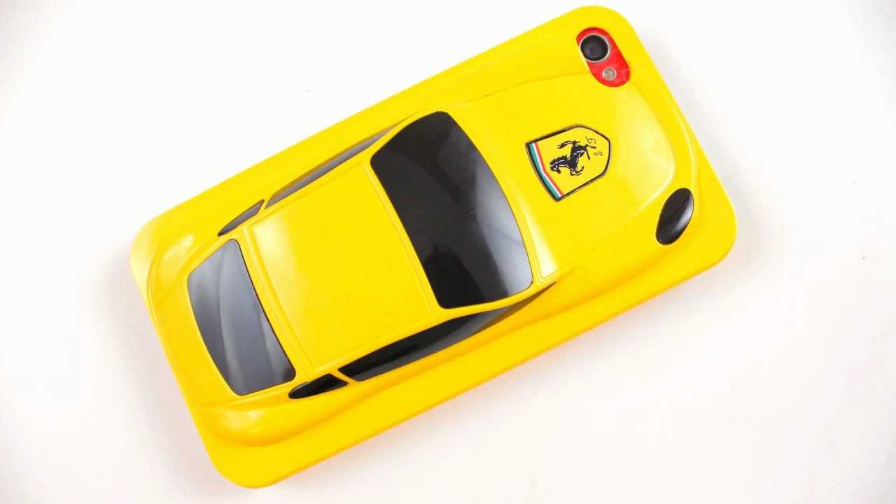 Review : Luxury Ferrari Sports Car Shape Hard Case For iPhone 4/4S
