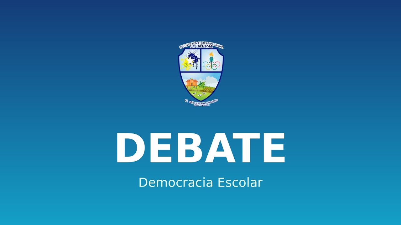 Debate de los Candidatos 2026 I.E.R. La Caldasia