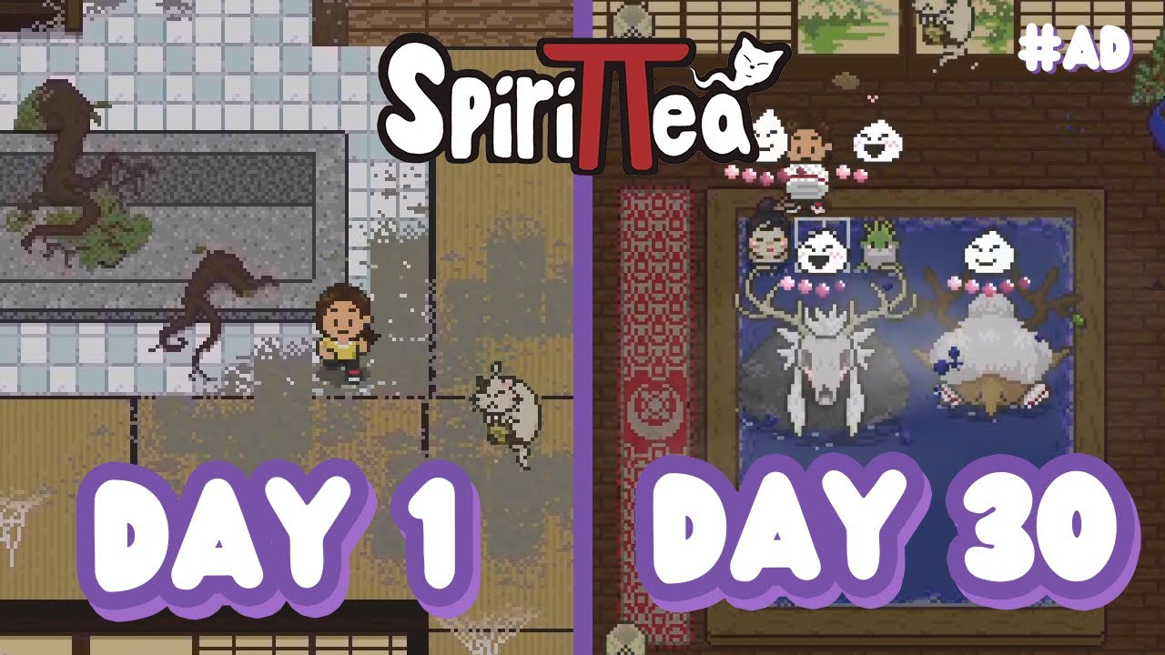 I Played 30 Days of Spirittea | Spirittea Let's Play