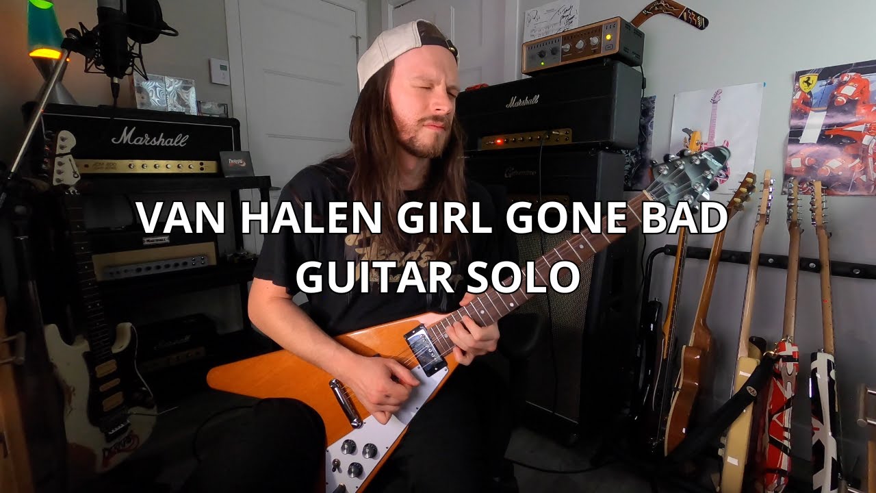 Van Halen Girl Gone Bad Guitar Solo / Marshall 1959HW & Gibson Flying V