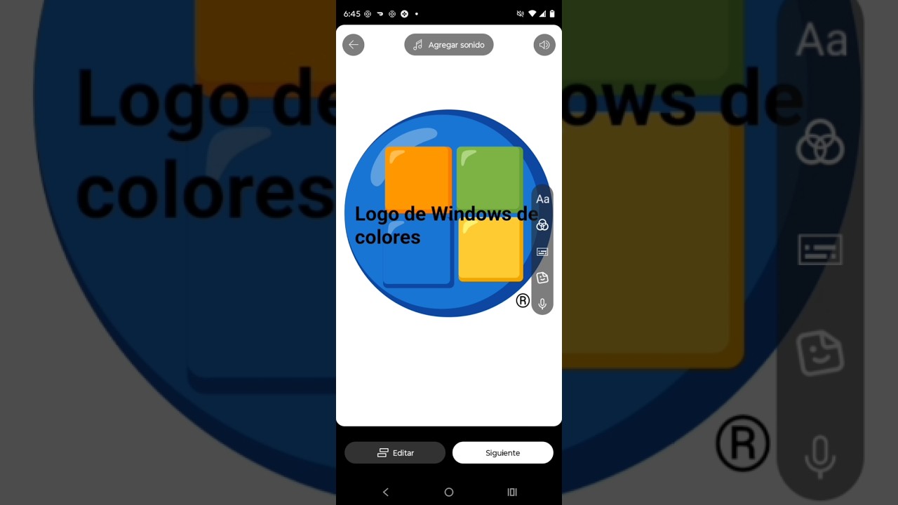 logo de Windows a color 🟧🟩🟦🟨. 