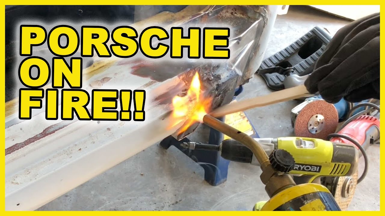 Fixing Rusty Vintage Porsche 911 Rocker Panels | Blasphemy Build pt 12 | Vintage Porsche Restoration