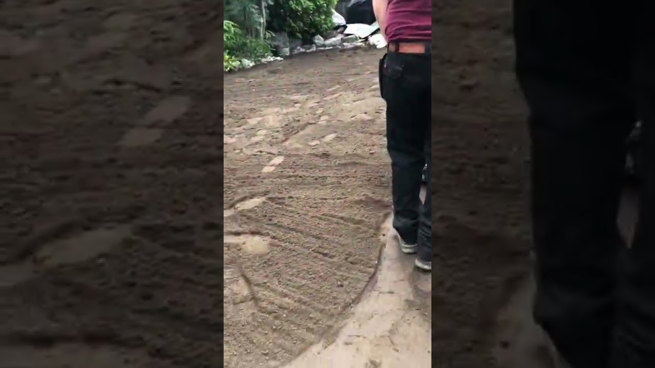 Compacting #topsoil with a #belle #wacker ready for #turf #garden