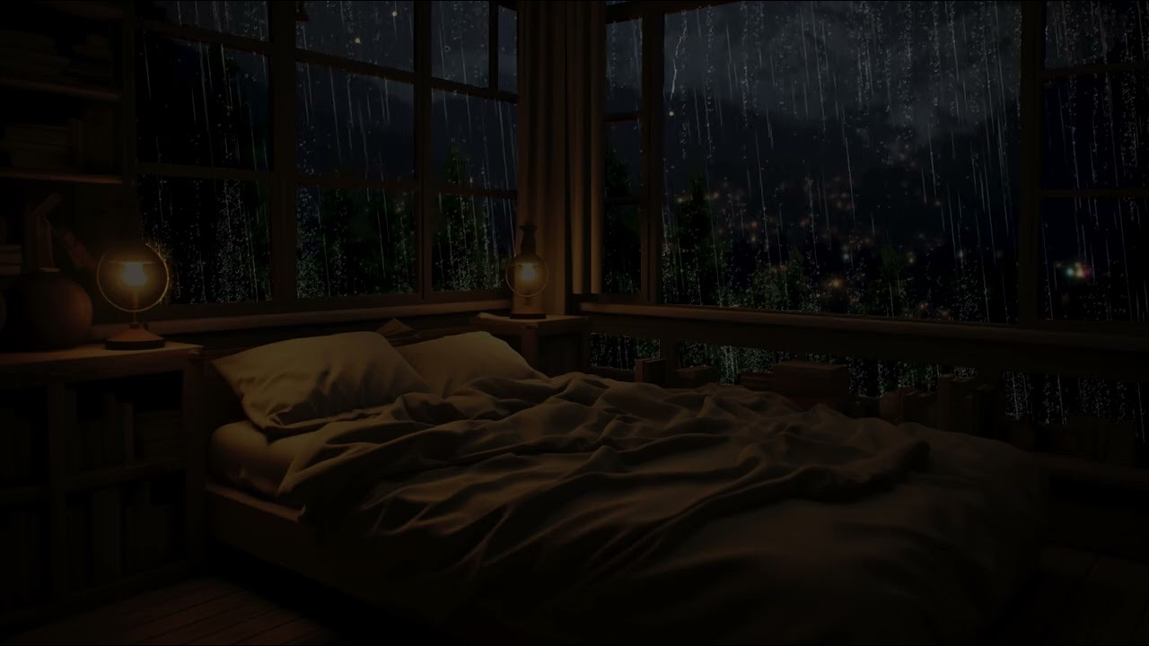 3 Hours Of Rain On The Window Makes You Feel Better And Sleep Better