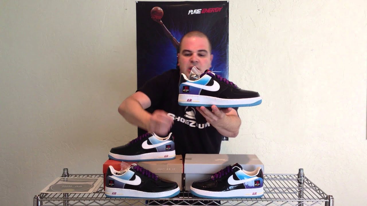ShoeZeum Playstation Nike Air Force 1s