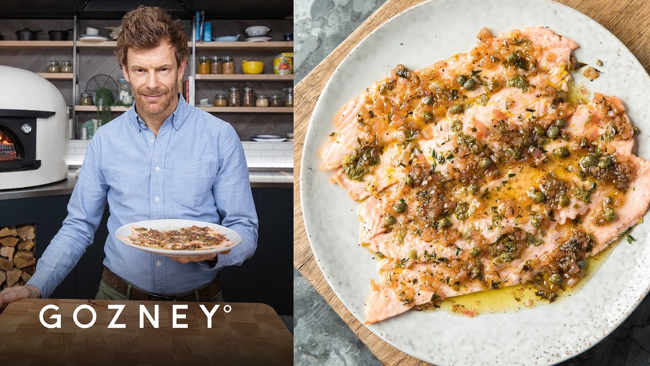 Baked Salmon with Brown Butter and Caper Sauce | Guest Chef: Tom Aikens | Gozney