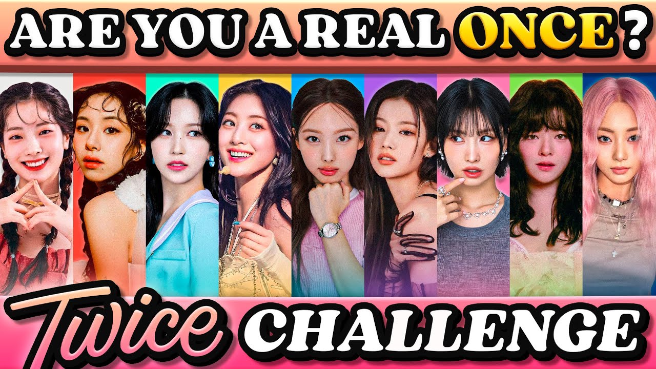 THE ULTIMATE TWICE QUIZ: Are You A Real ONCE? 🩷🧡 Kpop Games 2025