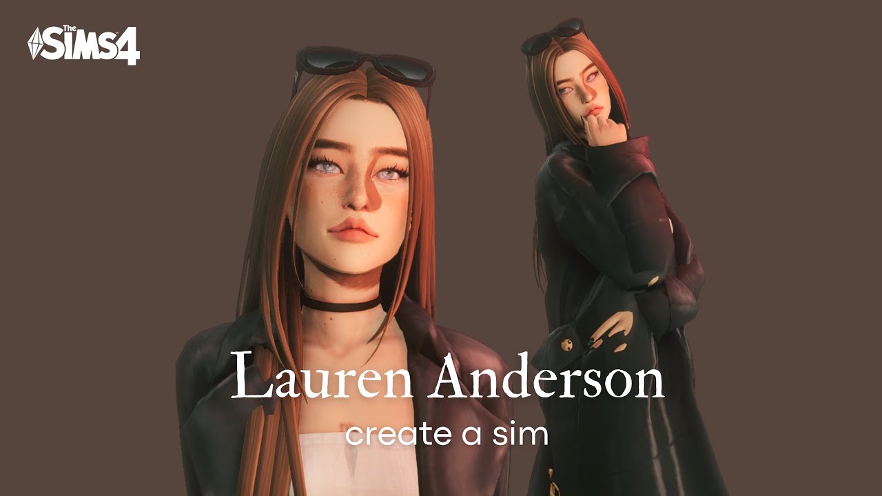 Lauren Anderson 🖤Creando sims #2 | Los Sims 4