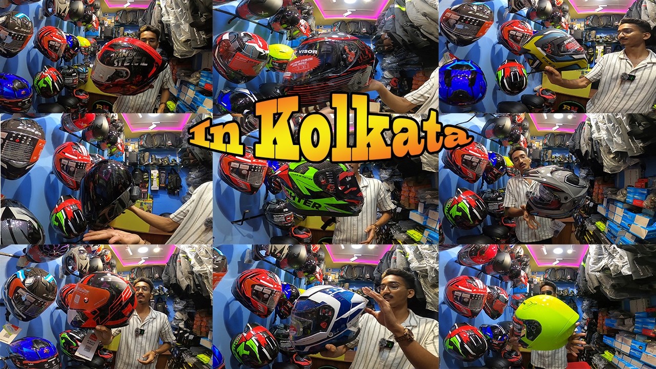 Best Helmet Shop In Kolkata || Helmet Under 2k || Steelbird, Studds, Axor, MT, LS2, || Biking hours