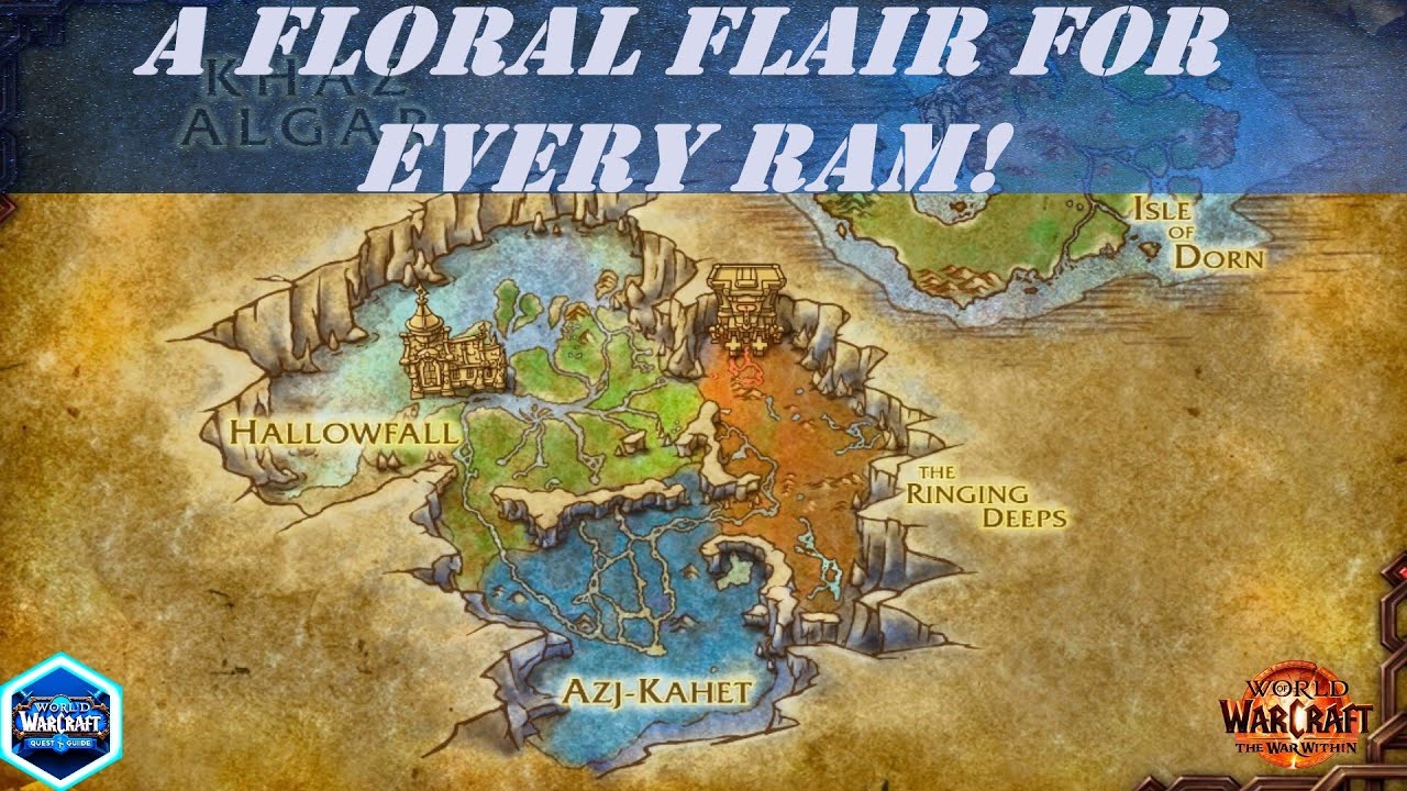 A Floral Flair for Every Ram! World Quest | Isle of Dorn | Amber Blooms | Crimson Charmer