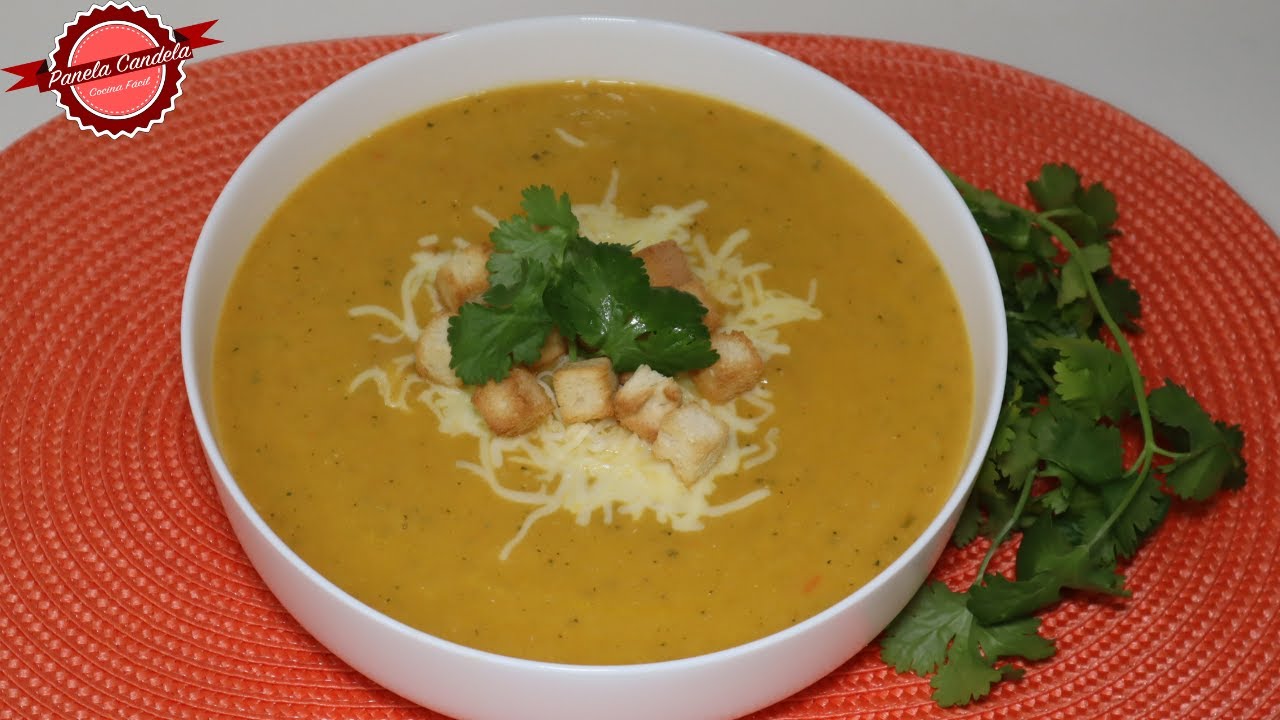 Crema de Auyama con Pollo🧡🍗 Cremosita, súper espesita, bien aliñada, LO MÁXIMO EN SABOR!!! 😋✅💯🔝