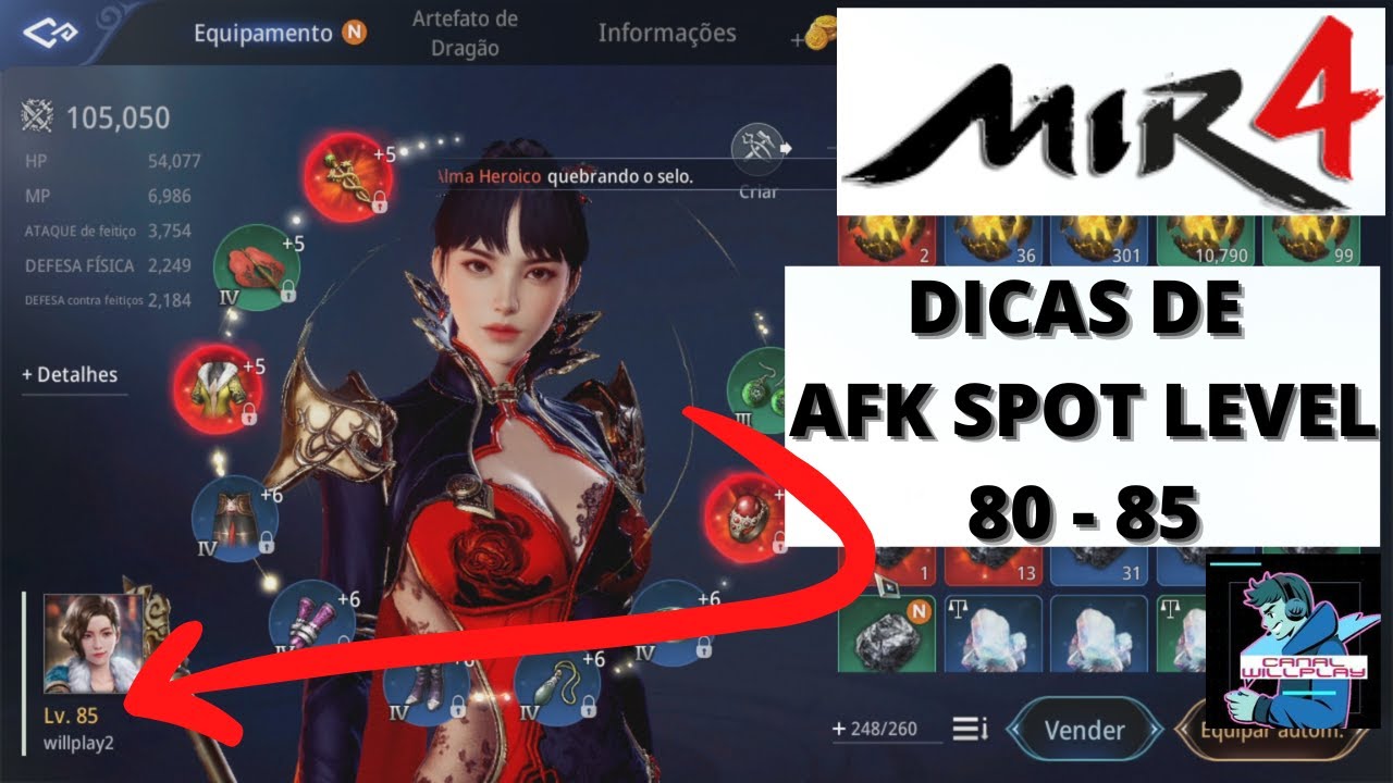 MIR4 - DICAS DE SPOT AFK PARA LEVEL 80 - 85