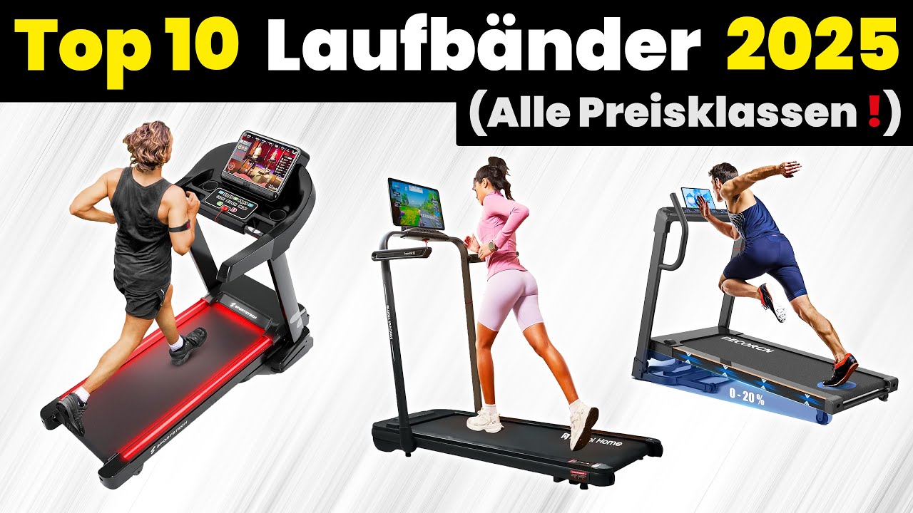 Laufbänder für Zuhause 🏃★ Laufband kaufen 2025 (TOP 10)