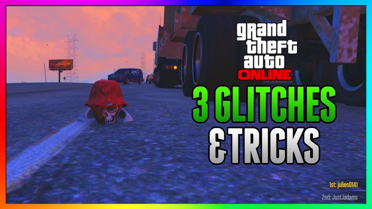 GTA 5 Online - 3 NEW GLITCHES & TRICKS (Secret Location, Funny Wallbreach & Free RARE Outfit Glitch)