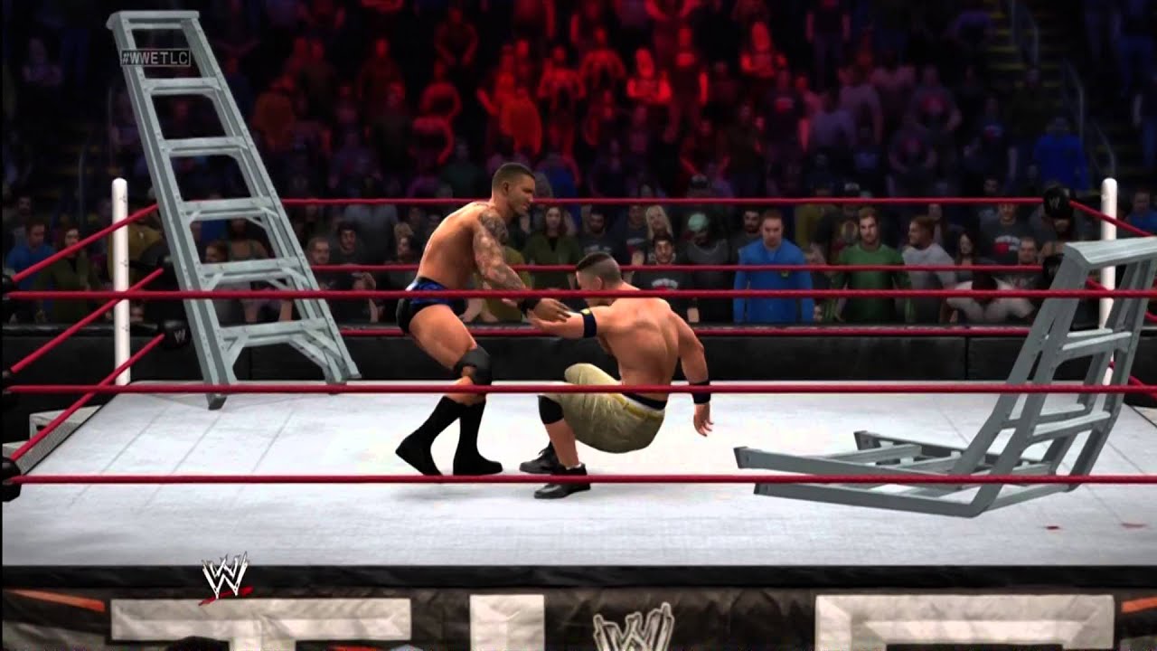 WWE 2K14: TLC Simulation: Randy Orton Vs. John Cena (TLC Title Unification)