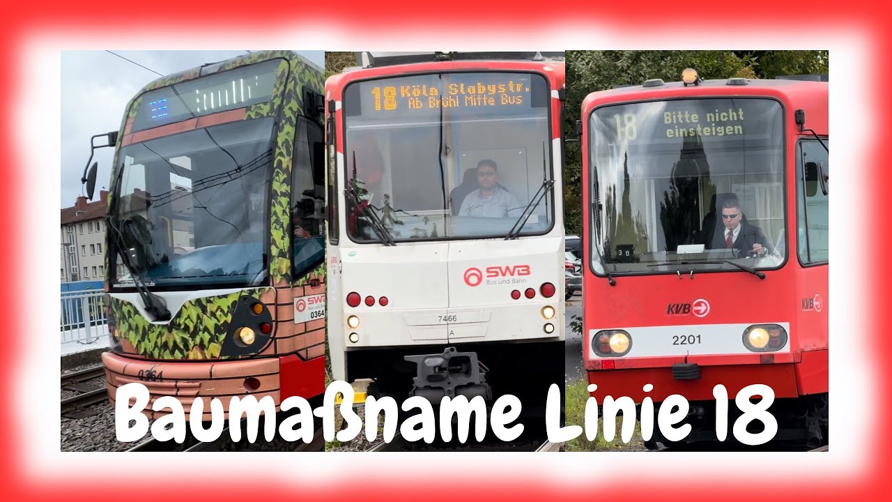Baumaßnahme Linie 18 | Brühl Vochem - Brühl Mitte | (Stadtbahn Köln/Bonn)