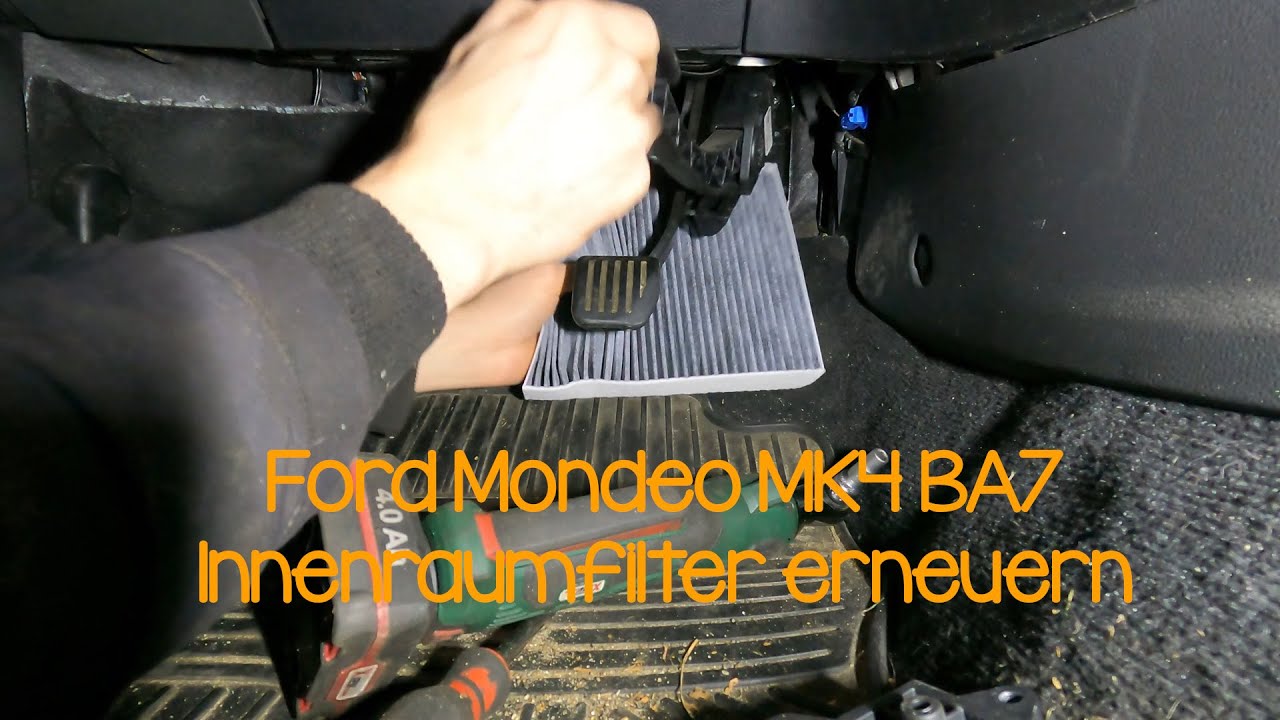 Ford Mondeo MK4 BA7 Innenraumfilter erneuern