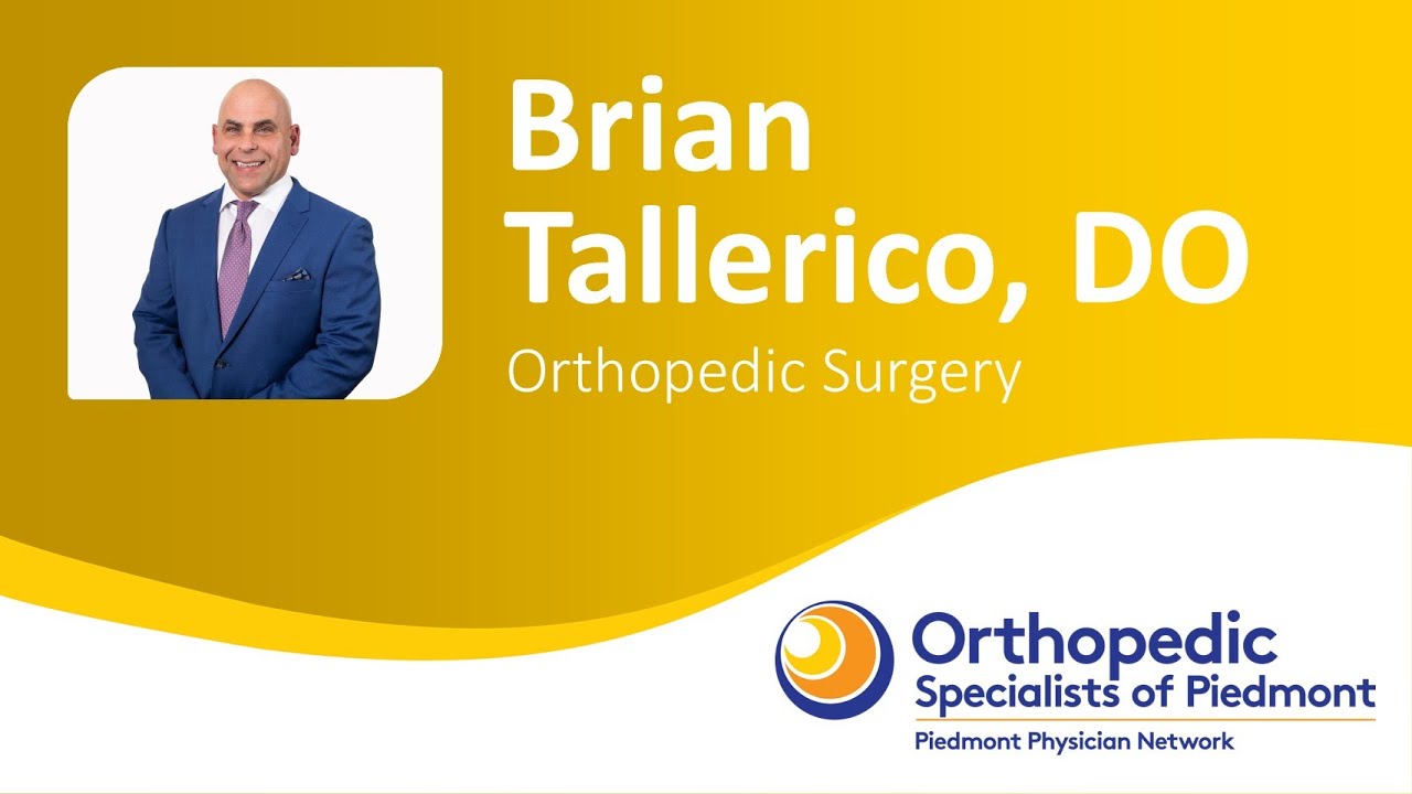 Dr. Brian Tallerico - Orthopedic Surgery - Profile