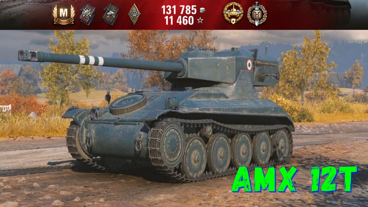AMX 12t WOT - Not bad for a light tank #worldoftanks #wot #wotreplays #tank