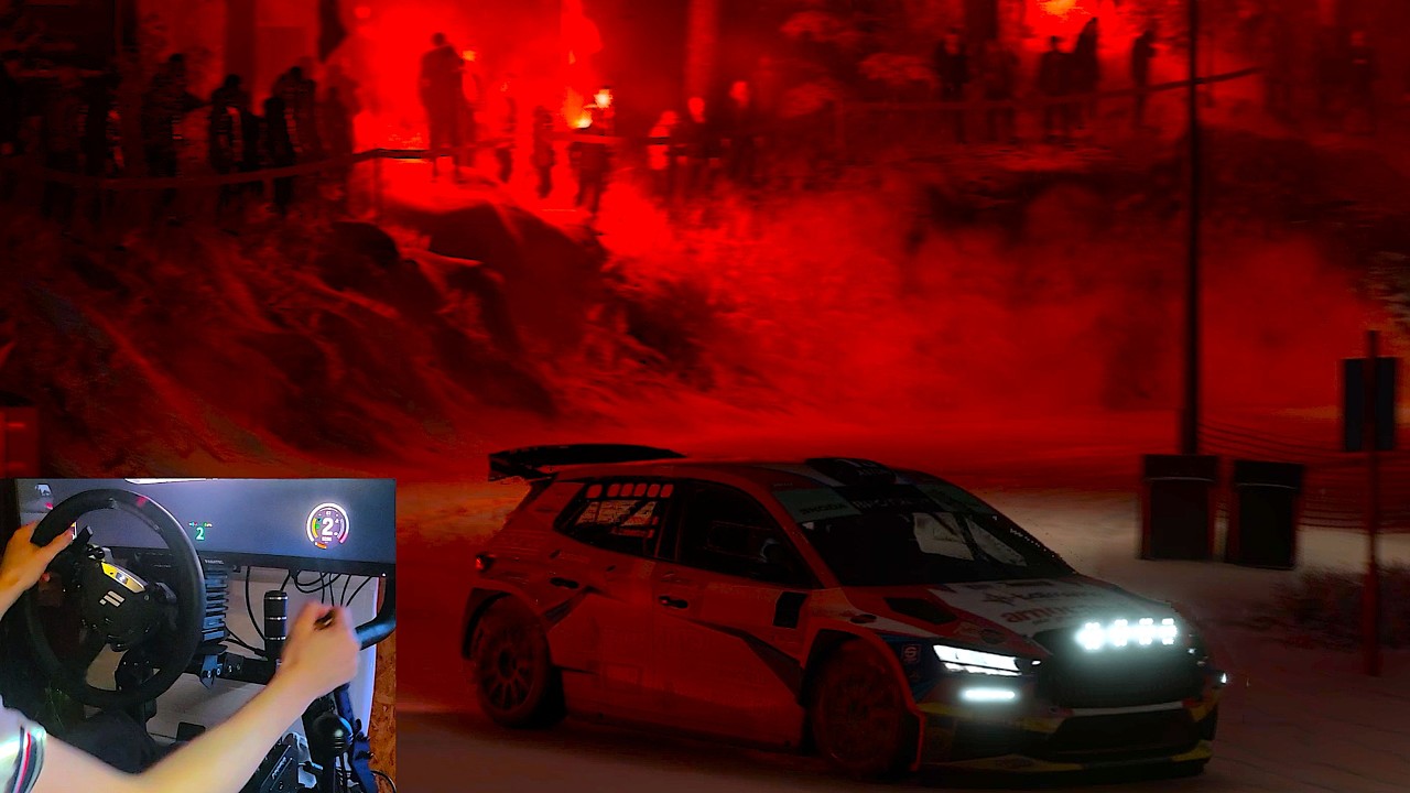 Monte Carlo Night in AC Rally is a MASTERPIECE (Full SNOW) / 2K 60FPS