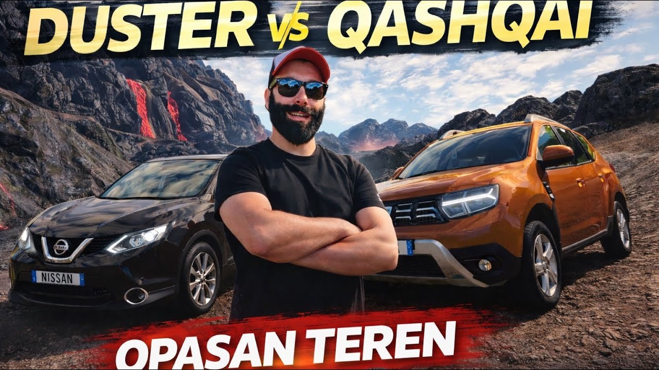 Dacia Duster ili Nissan Qashqai – OPASAN TEREN! Koji je bolji? | BeamNG.drive - Logitech G923