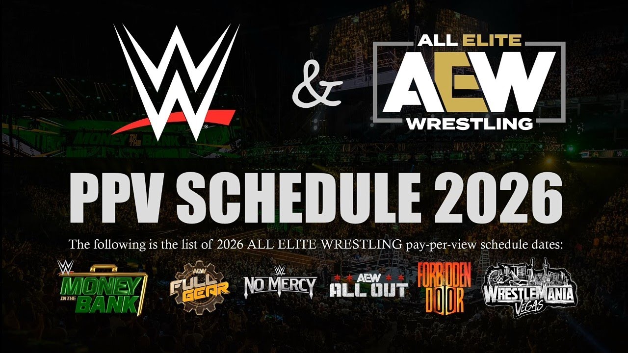 Все PPV и специальные мероприятия WWE и AEW в 2026 году | Февраль - Декабрь | Дата и место провед...