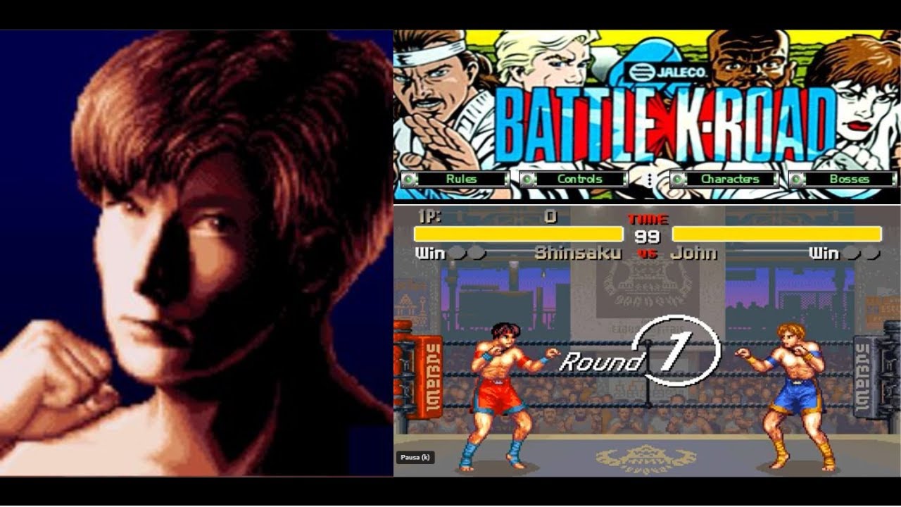 🎮 BATTLE K-ROAD - ( ARCADE - 1993 ) - 💥 JOHN / MUAY THAY 💥 - GAMEPLAY COMPLETA