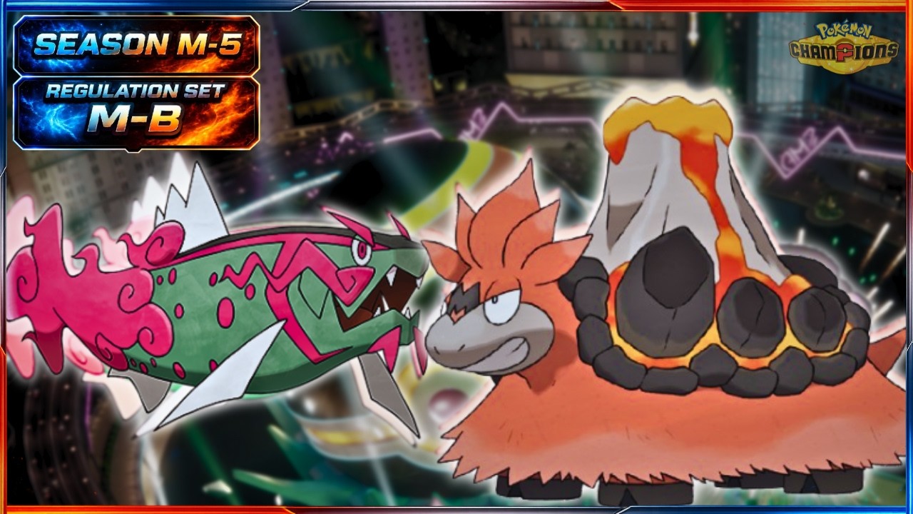 Mega Camerupt Team Ranked Gameplay Season M-5 | Regulation Set M-B | Pokemon Champions