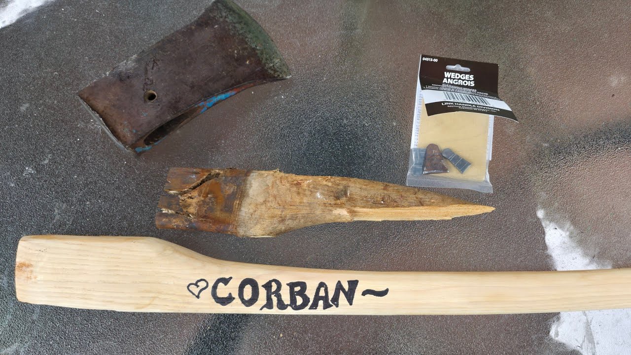 How to make a old broken axe a special gift.