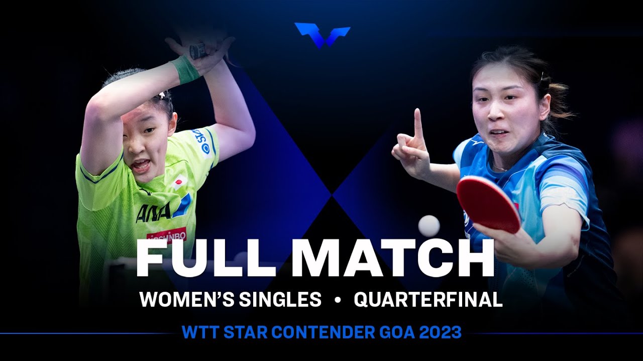 FULL MATCH |Miwa HARIMOTO vs QIAN Tianyi | WS QF | #WTTGoa 2023