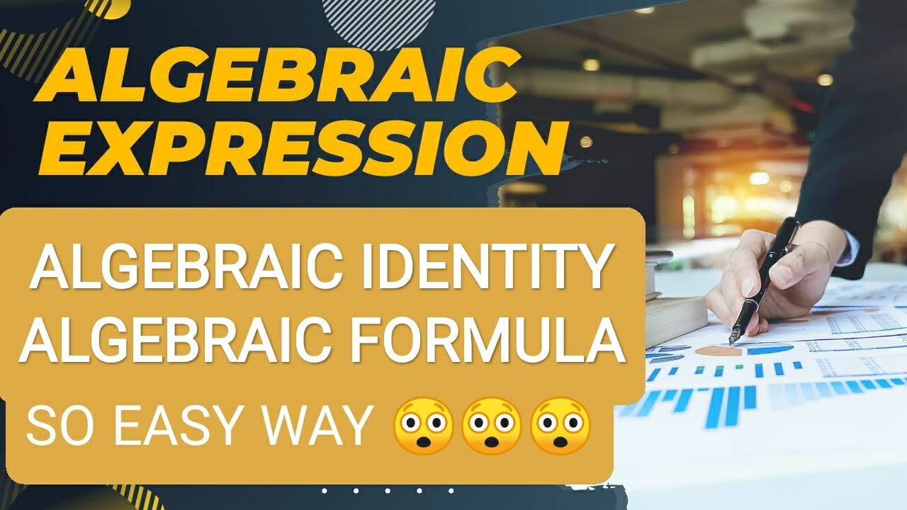 ALGEBRAIC IDENTITY FOR CLASS 8 @MERAJCLASSES