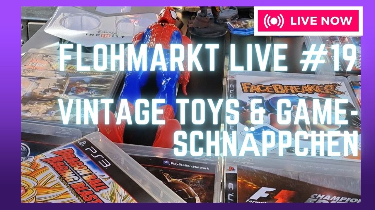 Flohmarkt Live #19 - Vintage Toys und Game-Schnäppchen auf dem Trödel