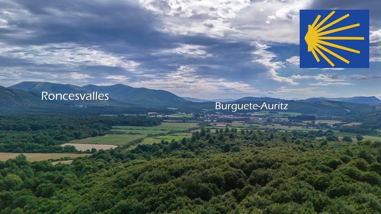 4K Drone - Camino de Santiago - Towns Along The Way