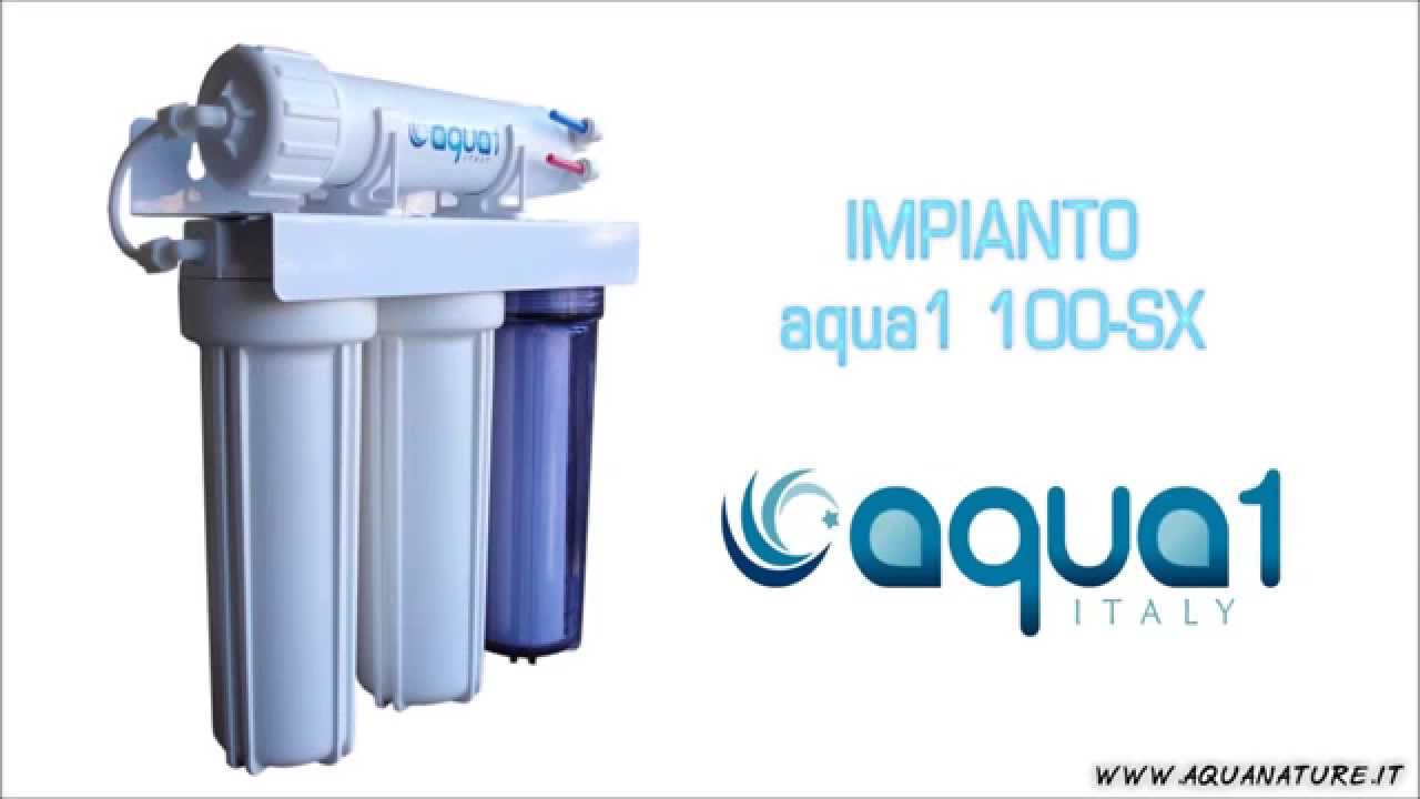 Impianto ad Osmosi Inversa per acquari - come funziona