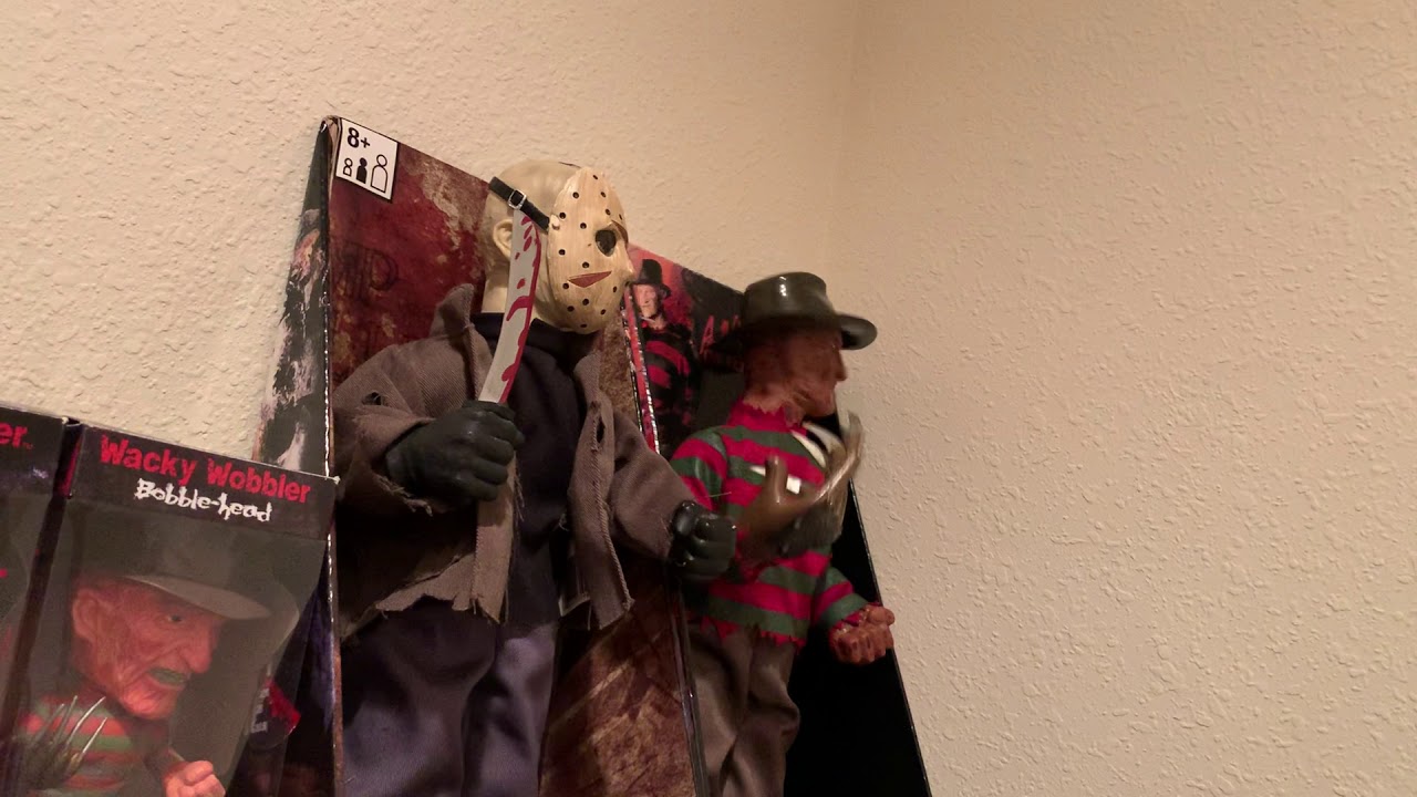 Gemmy Mini Jason Voorhees and Freddy Krueger