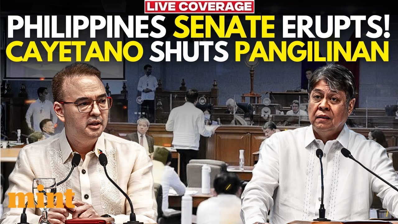 Philippines Senate LIVE: Cayetano Fires Back At Pangilinan During Fierce Hearing | Philippines News