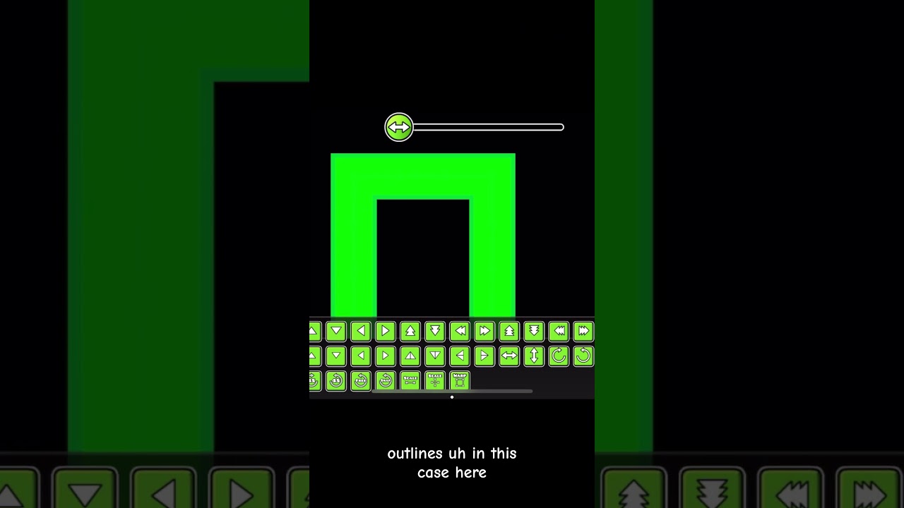 Block design with glow #geometrydash #gaming #tutorial