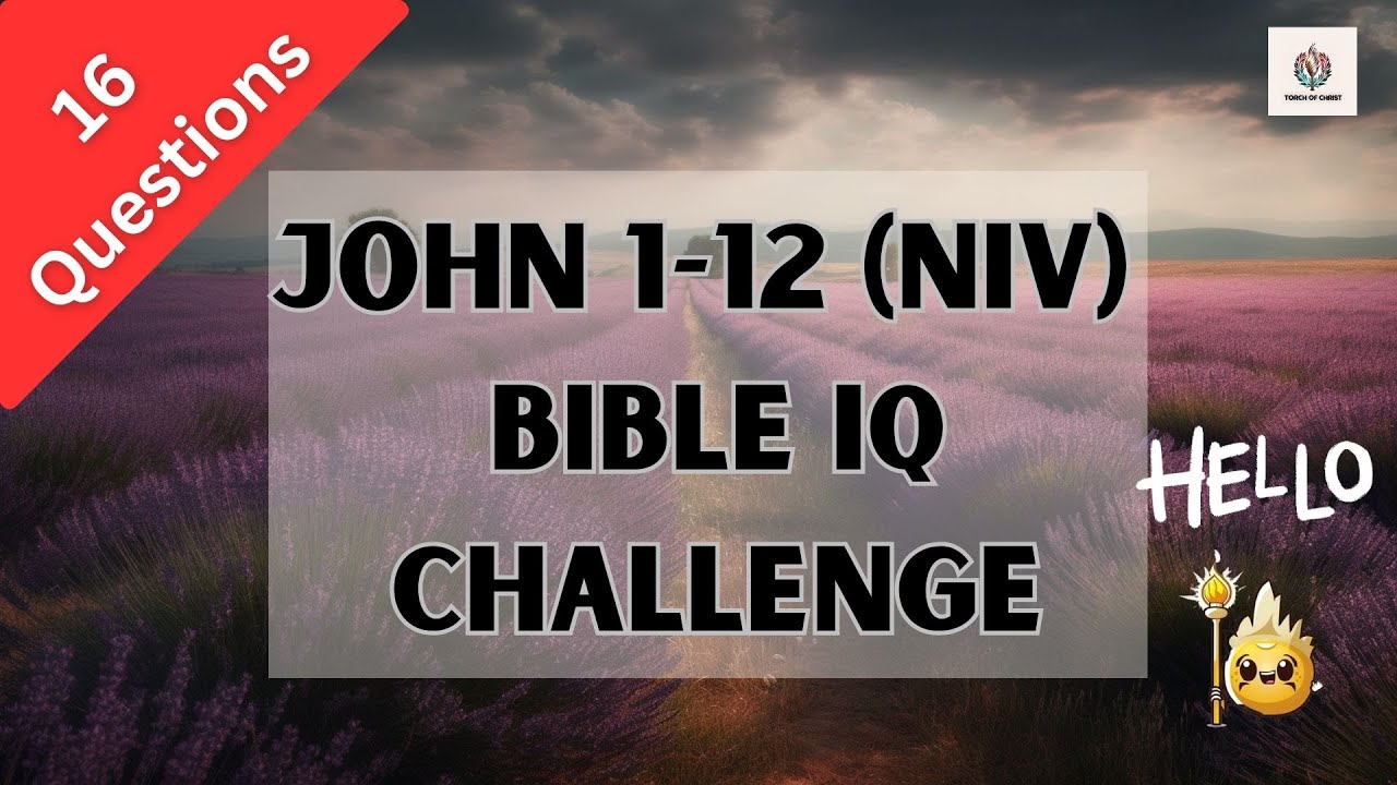 John 1-12 Quiz | Test Bible IQ | The Seven Signs of Jesus