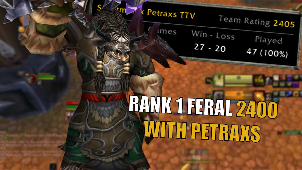 Spottman - Rank 1 Feral | Classic TBC arena PvP - Best of Twitch #2