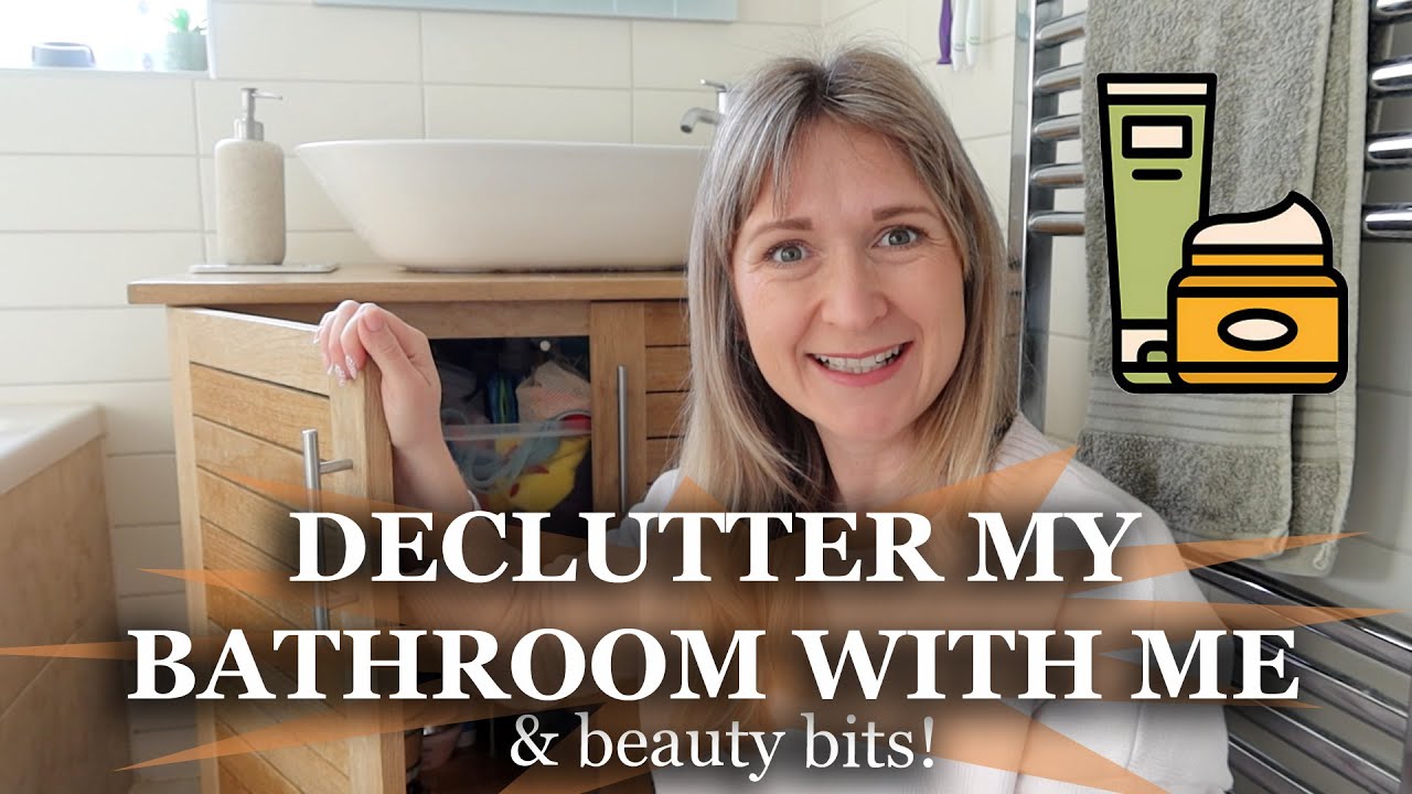 DECLUTTER WITH ME | BATHROOM & BEAUTY PRODUCTS | ALINA GHOST