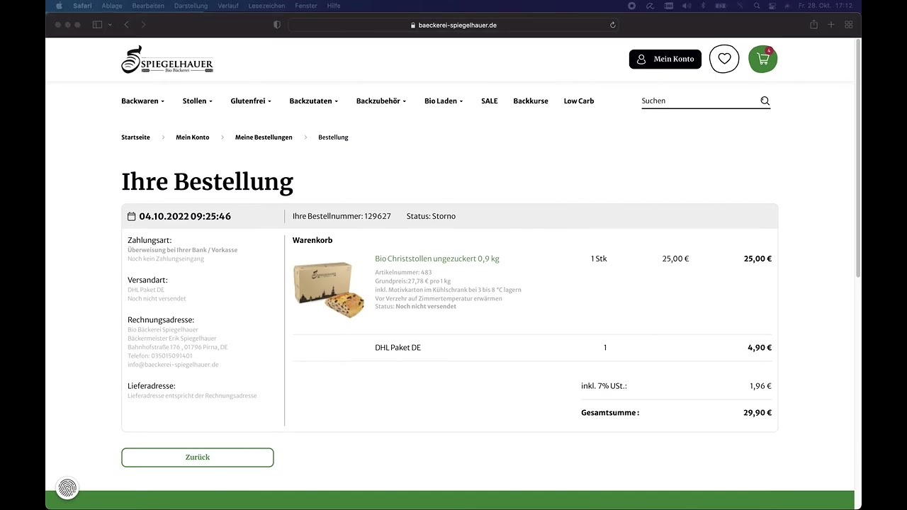 Brot Abo immer dein Lieblingsbrot automatisch zu dir geliefert - abschließen & Kündigen