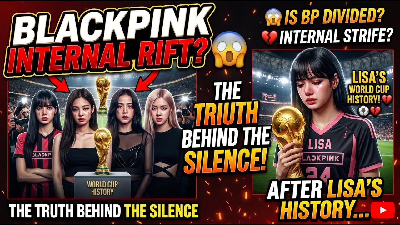 BLACKPINK Internal Rift? 😱 The TRUTH Behind the Silence After Lisa&rsquo;s World Cup History! ⚽️💔