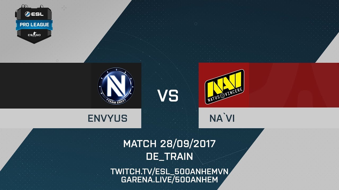 EnVyUs vs Na`Vi - de_train - ESL Pro League Season 6 - 28/09/2017