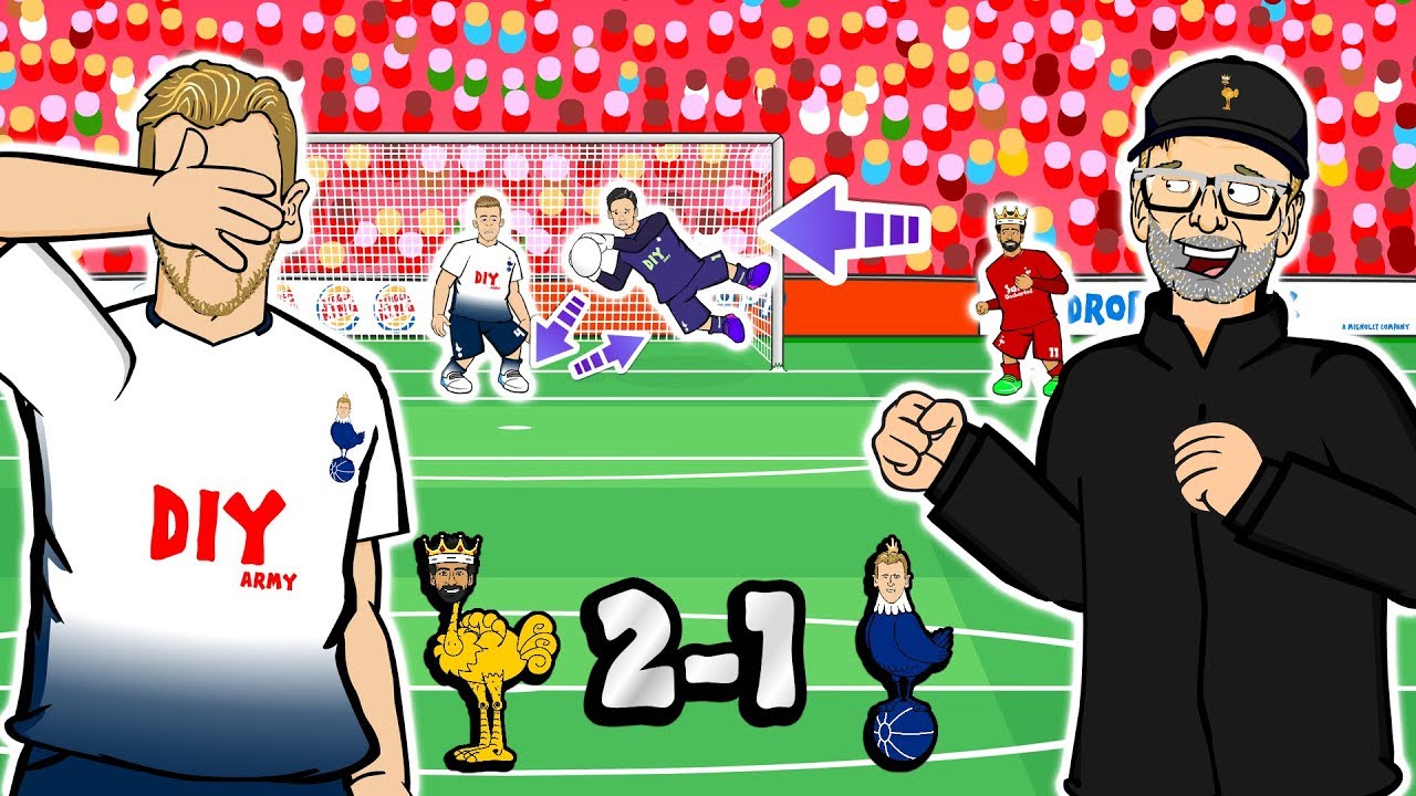 😲2-1! Liverpool vs Spurs: the Silent Movie!😲 (Parody Goals Highlights 2019)