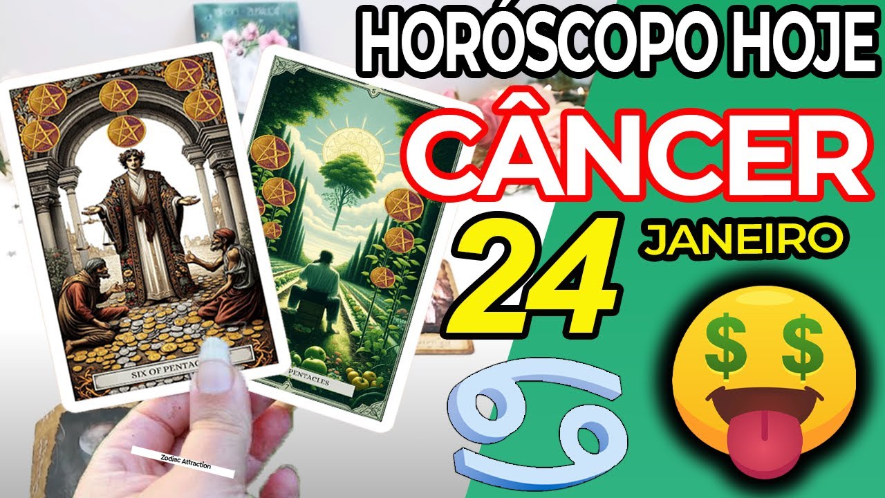 💰ALGUÉM SE TORNA MILIONÁRIO🤑💵 Câncer ♋ 24 Janeiro 2026 | Horoscopo do dia de hoje ♋ Tarot Câncer