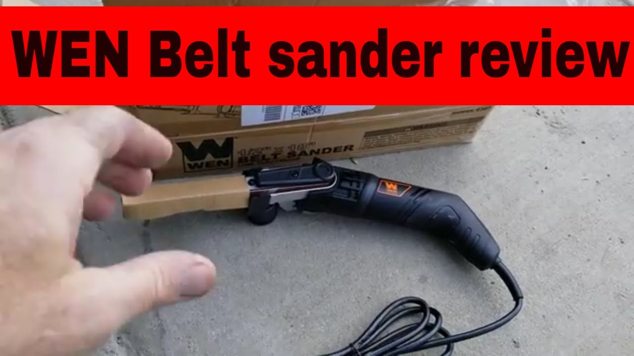 Wen belt sander review 18 in by 1/2 inch