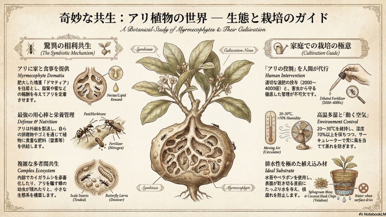 【驚異の共生】アリ植物の世界を徹底解説
